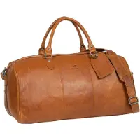 Mustang Leder Reisetasche Catania Travel Bag Cognac braun