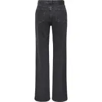 ONLY Damen Jeans mit geradem Bein und klassischem 5-Pocket-Design, Dunkel