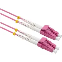 Value LWL-Kabel 50/125µm OM4, LC/LC, LSOH, violett, 20 m