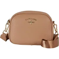 U.S. POLO ASSN. Assn. Stanford Crossbody Kunstleder 23 cm beige
