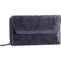 Braun Büffel Leder Geldbörse Luise Wallet 26CS Navy blau mehrfarbig