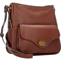 Fossil Umhängetasche Schultertasche Heritage Hobo Bag Brown braun