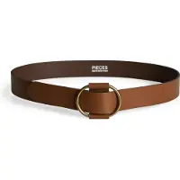 Pieces Pilja Belt Orange 80 cm Frau