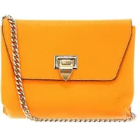 Decadent Leder Umhängetasche Abendtasche Cleva Small Pouch Golden Yellow gelb mehrfarbig