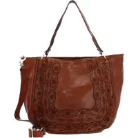 Campomaggi Shopper Tasche Leder 40 cm Campomaggi Cognac