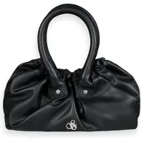 Scotch & Soda Leder Handtasche Abendtasche Handbag Black schwarz