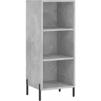 vidaXL Sideboard Betongrau 34,5x32,5x90 cm Holzwerkstoff