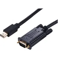 Roline Kabel Mini DisplayPort-VGA, Mini DP ST - VGA ST, schwarz, 2 m