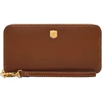 Fossil Geldbörse Lennox Zip Continental Wallet Brown braun