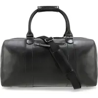 Buckle up BUCKLE & SEAM Leder Reisetasche Willow Blu Weekender Black schwarz