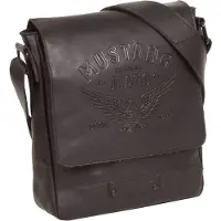 Mustang Leder Umhängetasche Valencia Assis Shoulderbag Brown dunkelbraun