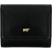 Braun Büffel Leder Geldbörse Venice Wallet 4CS Black schwarz