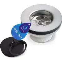 AQUADE Stopfen-Ventil Universalventil 1 1/2" für Spülbecken und Spülwanne
