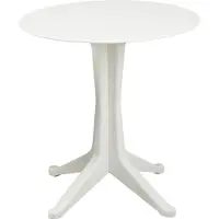 Progarden Tisch Levante 70 cm weiss rund, Vollkunststoff