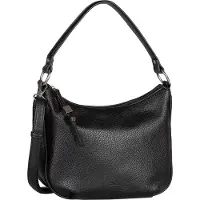 Gabor Schultertasche "Rosina" lässiger Look mit softem Material und markantem Metalldetail am Zipper