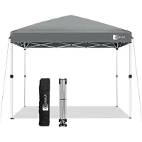 Sekey Sunula 3 x 3m Pop Up Pavillon Faltbar Partyzelt Faltpavillon Wasserdicht Gartenzelt, UV-Schutz 50+, Grau