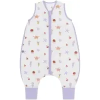 Emma & noah Sommer-Sleepoverall Musselin 0.5 TOG, blau, 100