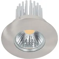 Nobile LED Downlight "A 5068 S" 12W 930 (Warmweiß) Nickel gebürstet dimmbar