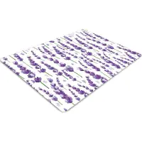 Decormat Stuhlunterlage Bürostuhlunterlage 120 cm x 90 cm Bodenmatte Bürostuhlunterlage - Lavendel