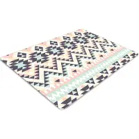 Decormat Stuhlunterlage Bürostuhlunterlage 120 cm x 90 cm Bodenmatte Bürostuhlunterlage - Tribal-Muster