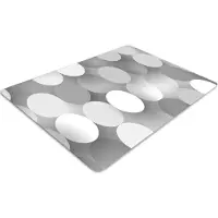 Decormat Stuhlunterlage Bürostuhlunterlage 120 cm x 90 cm Bodenmatte Bürostuhlunterlage - Flachräder