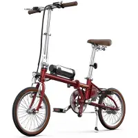 StarTech.com Klappbares E-Bike - OT02 - 36V Lithium-Akku - 250 W Bürstenloser Motor - Reichweite 10–30 km - 40,6 cm Räder - Max 25 km/h - Rot