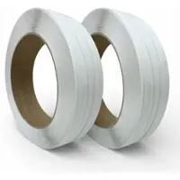 DeTec. Set 2X Umreifungsband 12 X 0,8 MM 160 KG 1600 Reißfest Kunststoffband 2300 M Rolle 406 MM Kern PP Verpackungsband Für Paletten Und Kartons