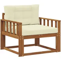vidaXL Outdoor Mittelsofa Natur