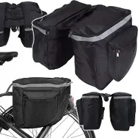 Home Markt24 Bike Baggage Rack Gepäckkasse Large 37X30X26 Schwarz