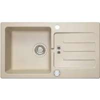 ALVEUS CZ Alveus Victoria - Granit-Spüle 770x430 mm, mit Ablaufsystembedienung, beige 1133454