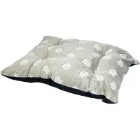 Valle Verde Haustierbett Fleece Hundebett Haustierkissen Katzenbett Hundesofa Katzenschlafplatz Kuschelbett Tiercouch Weich 80 x 60 cm Katzen
