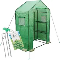 TTL Garden Foliengewächshaus 195x143x73cm – 6 Etagen grün