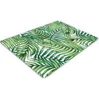 Decormat Stuhlunterlage Bürostuhlunterlage 120 cm x 90 cm Bodenmatte Bürostuhlunterlage - Exotische Vegetation