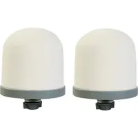 Fokelyi Lot von 2 Wasserfiltern aus Keramik zum Auswechseln für das Gerät, zum Einsetzen ins Wasser, zum Filtern des Wassers und zum Kühlen des Wassers