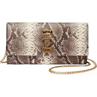 Fossil Geldbörse Schultertasche Penrose Wallet Python grau