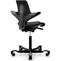 HÅG CAPISCO PULS 8020 | Niedrige Gasfeder 150 mm | schwarz | Gestell schwarz