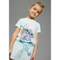 Kidsworld Shirt & Shorts "STITCH 2tlg. Set von Disney" Set, 2 tlg. verschiedene Größen, bedrucktes Design, aus Baumwolle