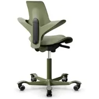HÅG CAPISCO PULS 8020 | Schale Moss | Sitzfläche Grün-Grau | Gestell Moss Grey