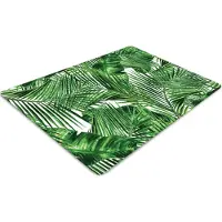 Decormat Stuhlunterlage Bürostuhlunterlage 120 cm x 90 cm Bodenmatte Bürostuhlunterlage - Tropische Insel