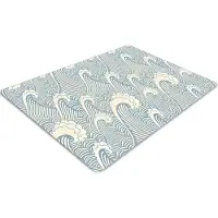 Decormat Stuhlunterlage Bürostuhlunterlage 120 cm x 90 cm Bodenmatte Bürostuhlunterlage - Ozean Wellen
