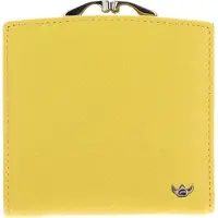 Golden Head Leder Geldbörse Madrid RFID Protect French Coin Purse Wallet Sun Yellow gelb