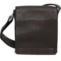 Harold's Leder Umhängetasche Campo Crossbag Brown dunkelbraun