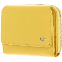 Golden Head Leder Geldbörse Madrid RFID Protect Zipped Billfold Coin Wallet Sun Yellow gelb