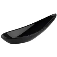 Assheuer & Pott APS "FRIENDLY" Fingerfoodlöffel, Kunststoff, Breite: 4,5 cm 79013 , 1 Packung = 12 Löffel, Maße (L x H): 11 x 4 cm, Farbe: schwarz