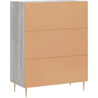 vidaXL Sideboard Grau Sonoma 69,5x34x90 cm Holzwerkstoff
