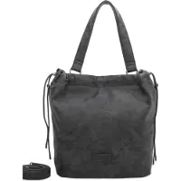 Fritzi aus Preußen Schultertasche Umhängetasche Poppie02 Vintage Tote Bag Black Idol schwarz