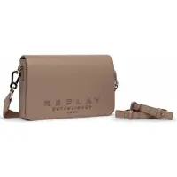 Replay Umhängetasche Crossbody Bag Pale Grey Brown beige