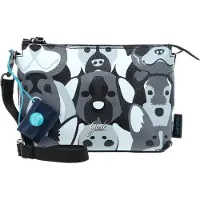 Gabs Leder Umhängetasche Josephine TG Animals + Bull Crossbody Bag Pop Dogs Nero mehrfarbig