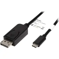 Roline USB Typ C - DisplayPort Adapterkabel, v1.2, ST/ST, 1 m