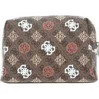 GUESS Large Top Zip Cosmetic Bag